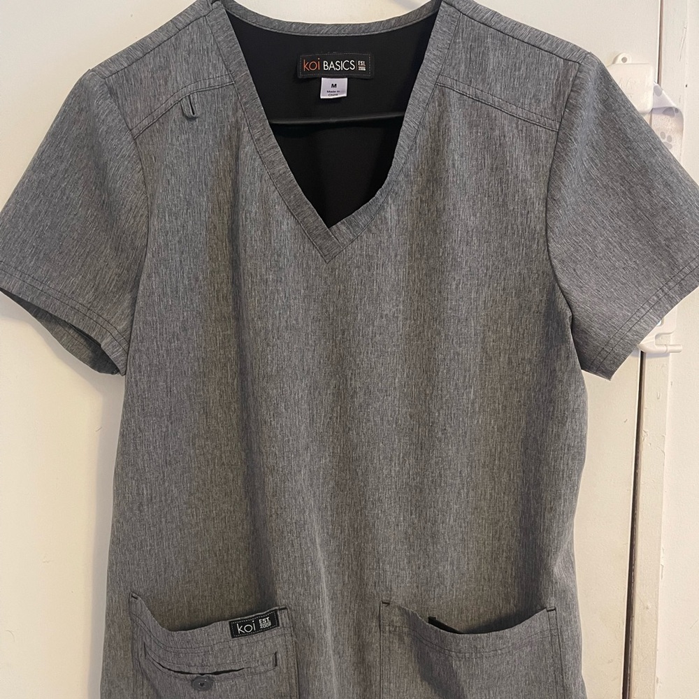 Koi Scrub Top
